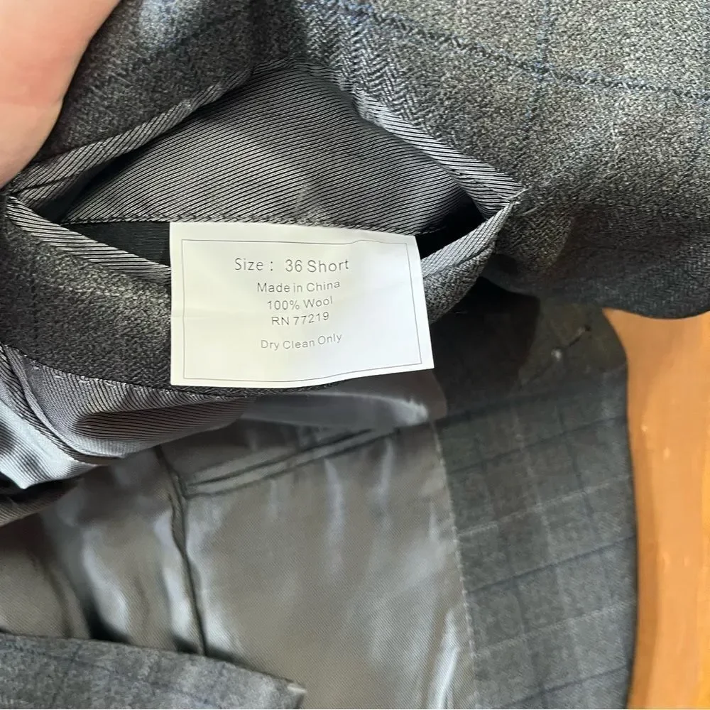 Pronto Uomo Gray Men's Blazer